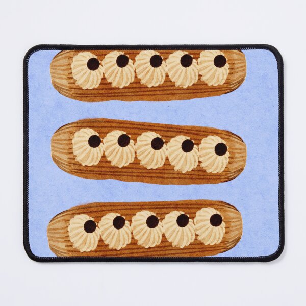 Item preview, Eclair pile art- Sweet tooth Christmas art designed and sold by Noodle Nerd.