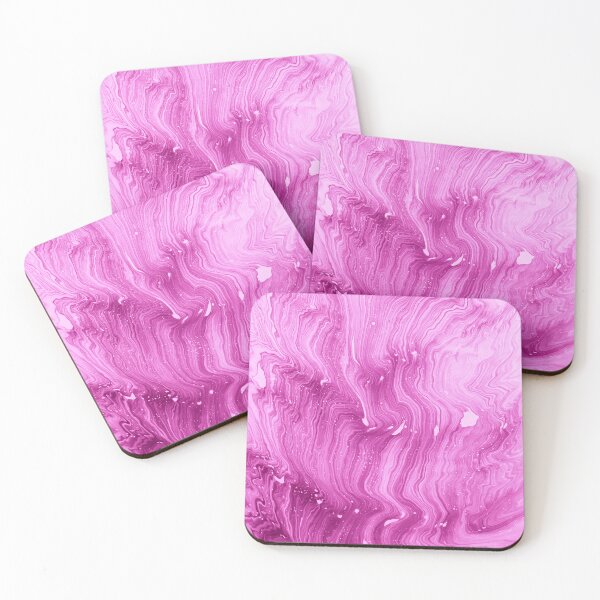 Item preview, "Glacial Dissolution" Pink Wash 1 - Painting: Rippling Waves Water Beach  designed and sold by daniellawrieart.