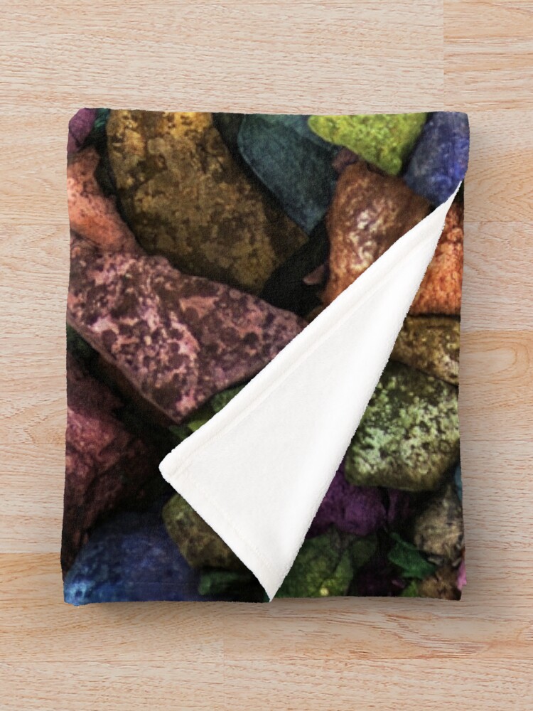 Thumbnail 3 of 6, Throw Blanket, Quality Rocks designed and sold by Yampimon.