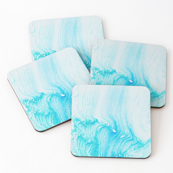 Item preview, "Glacial Dissolution" 2 - Painting: Rippling Waves Water Beach  designed and sold by daniellawrieart.