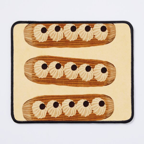 Item preview, Eclair pile art- Sweet tooth Christmas art designed and sold by Noodle Nerd.