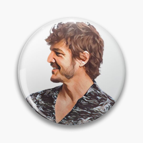 Item preview, Gorgeous Pedro Pascal in Paint Side View designed and sold by ecdato.