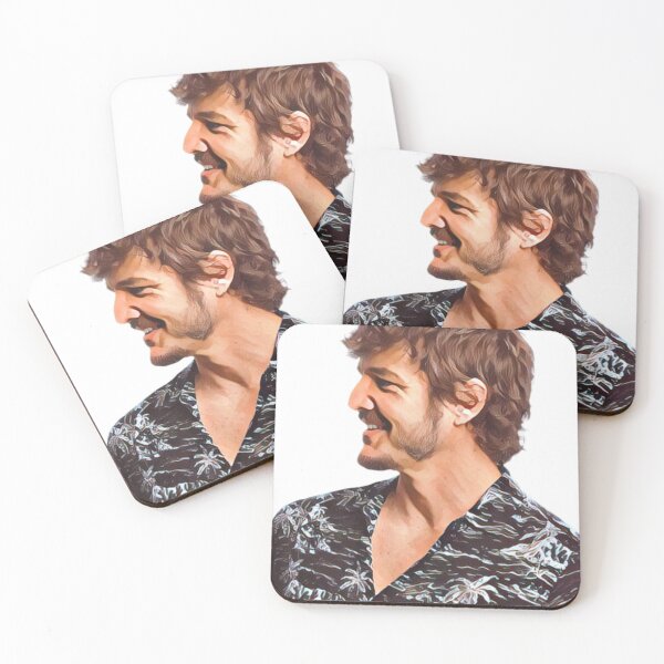 Item preview, Gorgeous Pedro Pascal in Paint Side View designed and sold by ecdato.