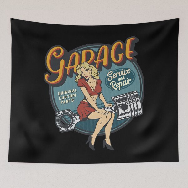 Item preview, Vintage sticker - Mechanic on duty Classic  designed and sold by vodjapoodya.