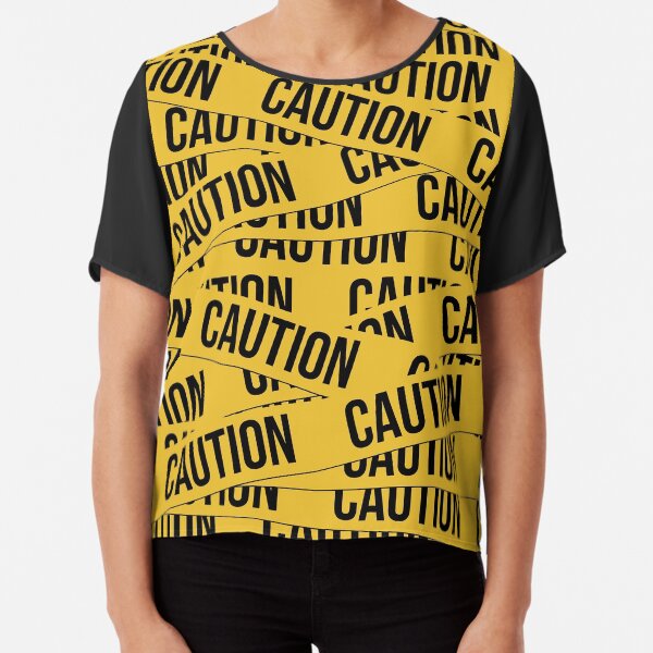 Off white caution tape t shirt best sale