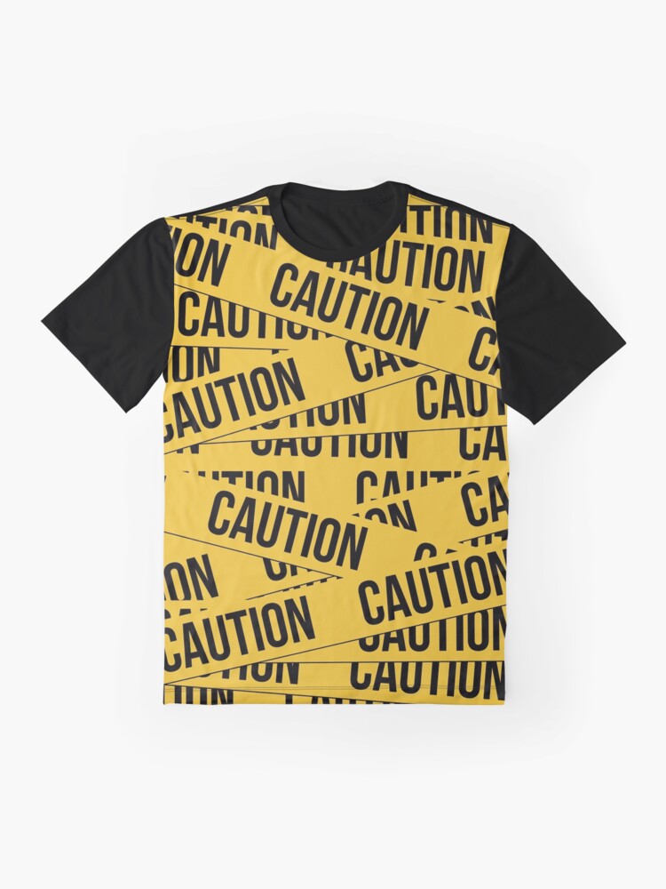 caution tape shirt