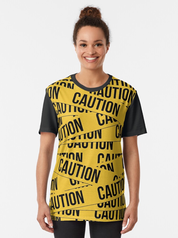 caution contents hot shirt