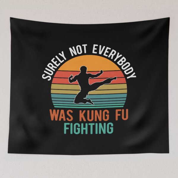 Item preview, Vintage surely not everybody was kung fu fighting Essential  designed and sold by vodjapoodya.