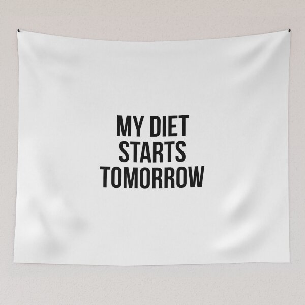 Item preview, My diet starts tomorrow designed and sold by allthetees.