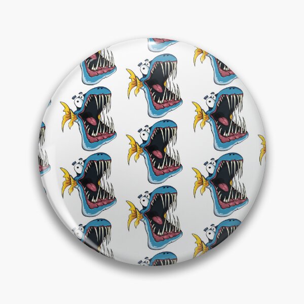 Item preview, sharp-toothed fish illustration designed and sold by Richstd.