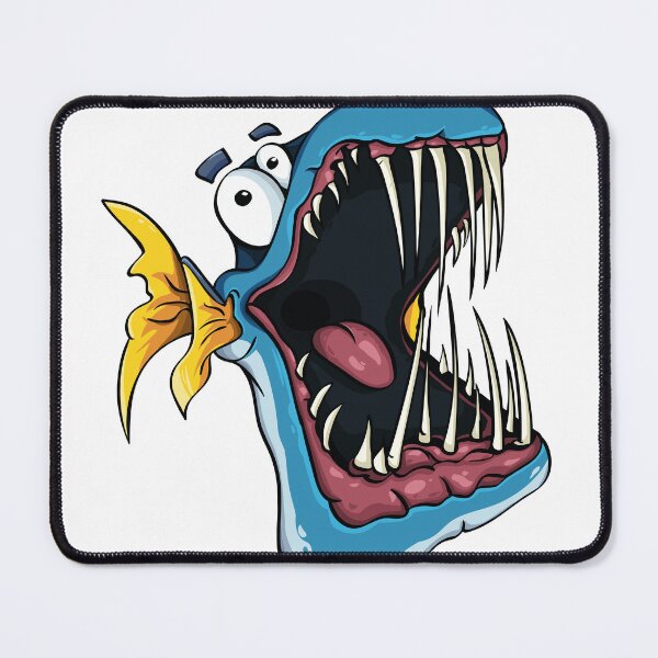 Item preview, sharp-toothed fish illustration designed and sold by Richstd.