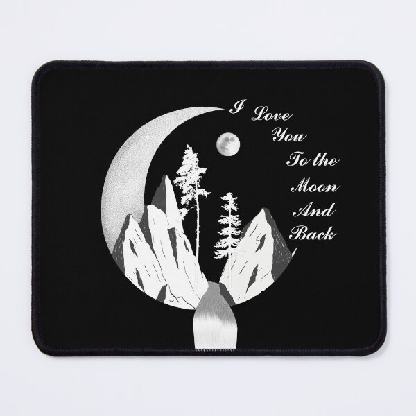 Item preview, Love you to the moon and back designed and sold by Sticker-Tee.
