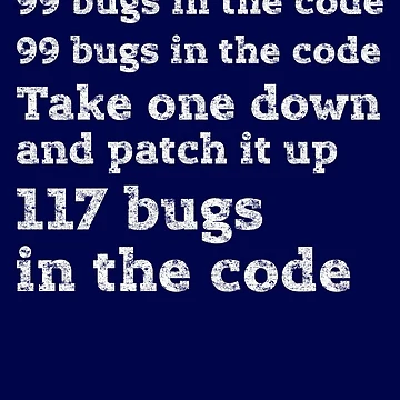 Artwork thumbnail, 99 Bugs In My Code Funny Computer Engineer Programmer IT Coder - Cloud Computer Programming by niftee