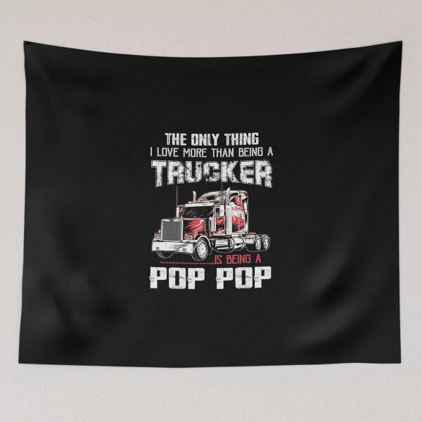Item preview, Mens Trucker Pop Pop Truck Driver Grandpa Pop Pop Tank Top designed and sold by mersonbaggerd.