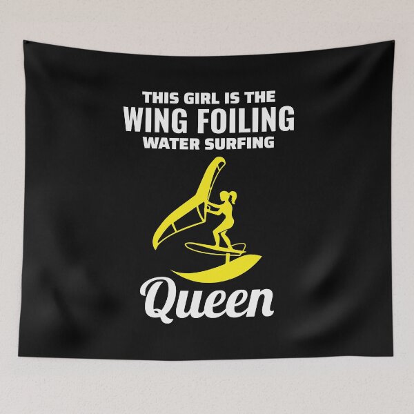 Item preview, Wing Foiling Girl Hydrofoil Surfing Surf Water Sport designed and sold by TastefulTees.