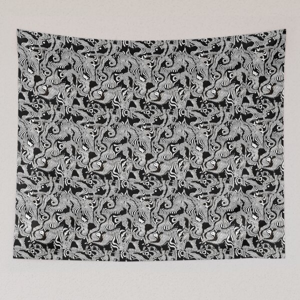 Item preview, Black and white digital wood  designed and sold by Nerddegreeburns.