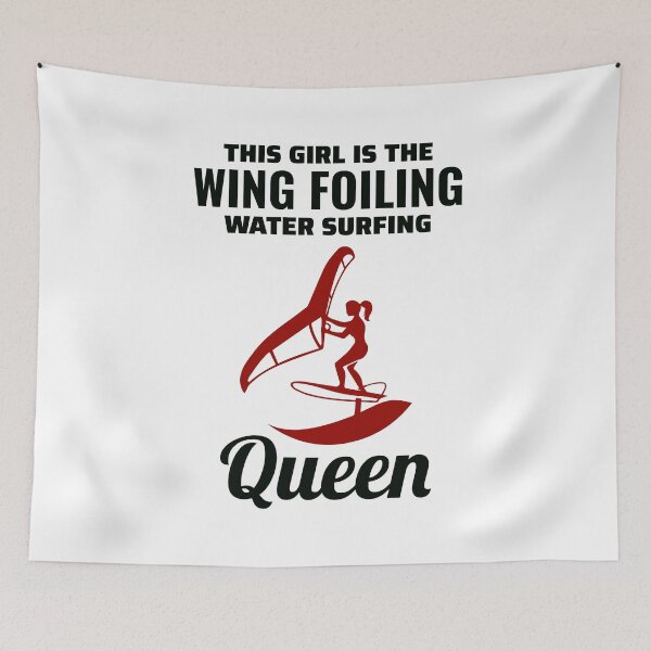 Item preview, Wing Foiling Girl Hydrofoil Surfing Surf Water Sport designed and sold by TastefulTees.