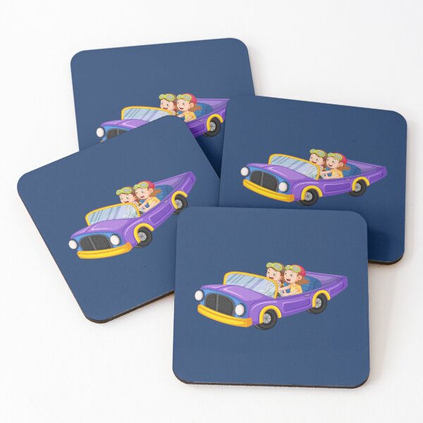 Item preview, Kids In Car Art Design Draw Street Art Cartoon Graphic Children designed and sold by BK-Fishing.