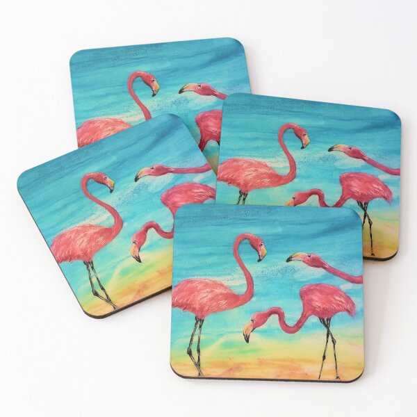 Item preview, Flamingo at the Beach designed and sold by KVELKY.