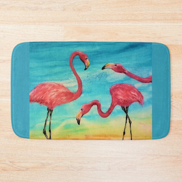 Item preview, Flamingo at the Beach designed and sold by KVELKY.