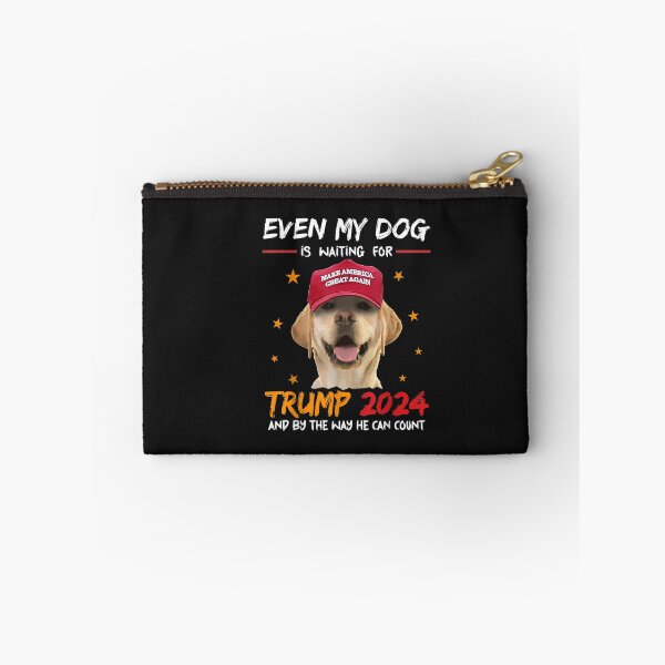 Item preview, Funny Dog Saying Lover Even My Dog Is Waiting For Trump 2024 T-Shirt designed and sold by Knight-Saverin.