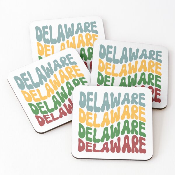 Item preview, Delaware Retro Stacked designed and sold by van-dal.