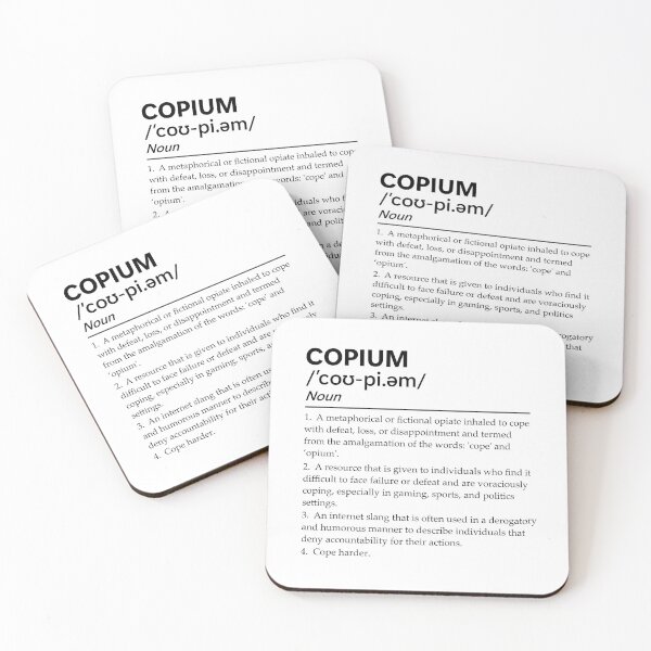 Item preview, Copium Funny Gamer Definition by RudeKittenDesigns designed and sold by rudekitten.