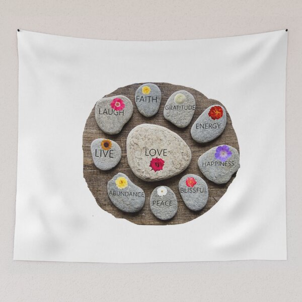 Item preview, Positive words on pebbles| Mindfulness designed and sold by VeenaNair23.