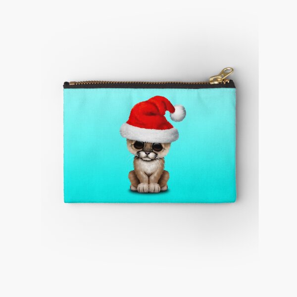 Item preview, Cute Cougar Cub Wearing a Santa Hat designed and sold by JeffBartels.