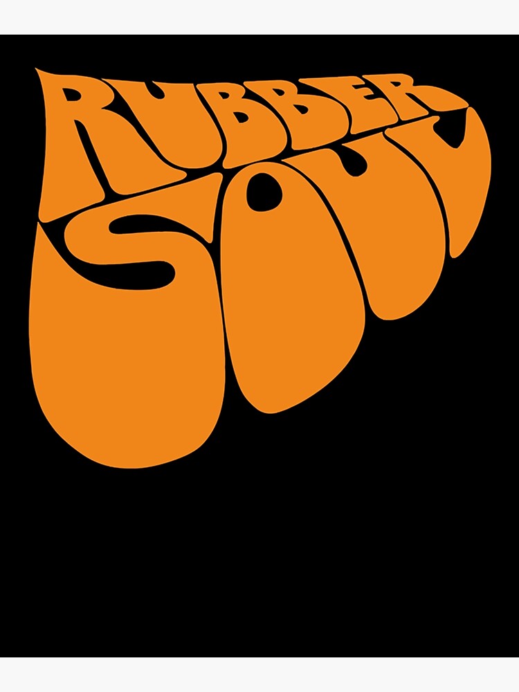 "rubber souls logo merchandise " Poster for Sale by neharicoxixor
