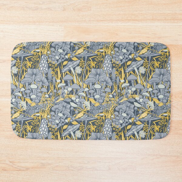 Item preview, Mushrooms and blooms illustration pattern designed and sold by MILLDESIGN.