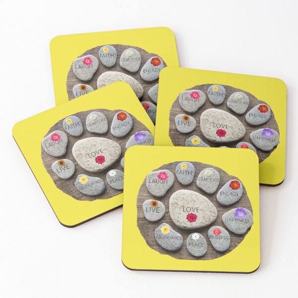 Item preview, Positive words on pebbles| Mindfulness designed and sold by VeenaNair23.