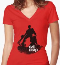 Bloody Ash Women's Fitted V-Neck T-Shirt