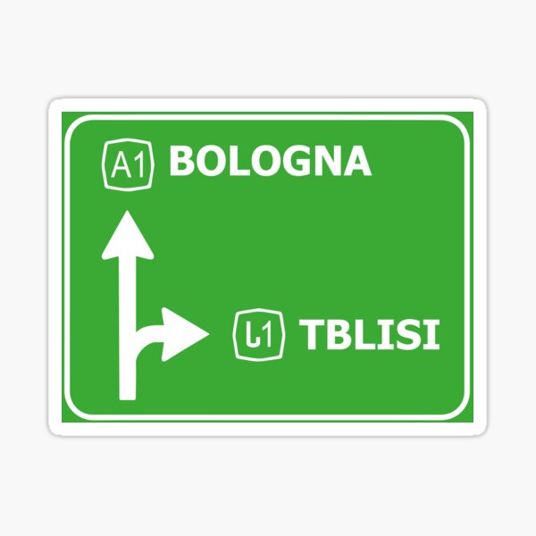 Bologna-Tblisi Sticker