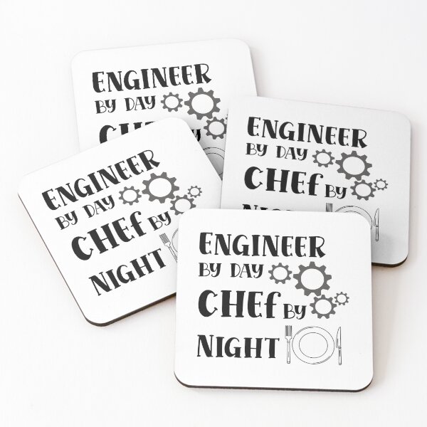 Item preview, Engineer By Day Chef By Night designed and sold by nextneveldesign.