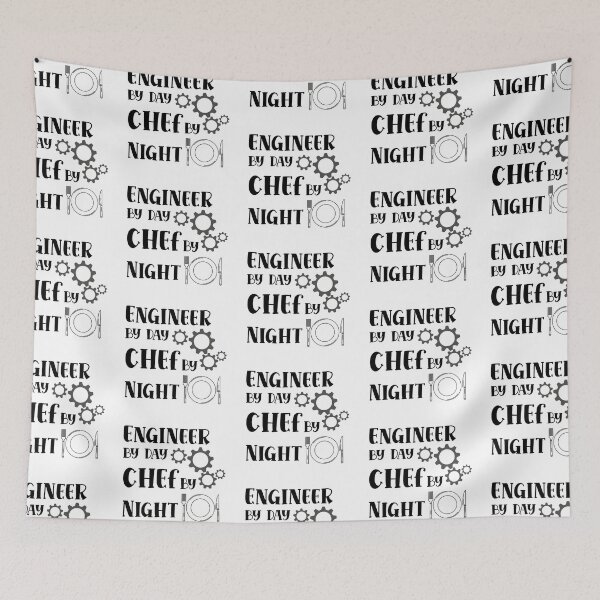 Item preview, Engineer By Day Chef By Night designed and sold by nextneveldesign.