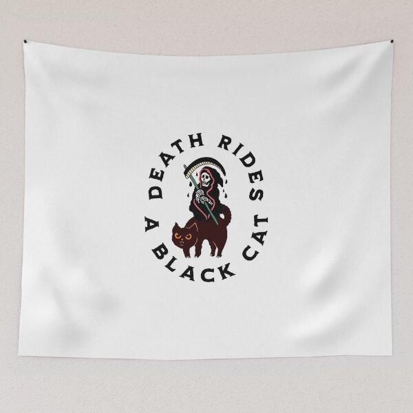 Item preview, Death Rides A Black Cat   designed and sold by maryamakers.