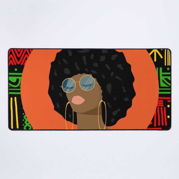 Item preview, Queen Afro Lady on Pan African Print Design designed and sold by lesovybze.