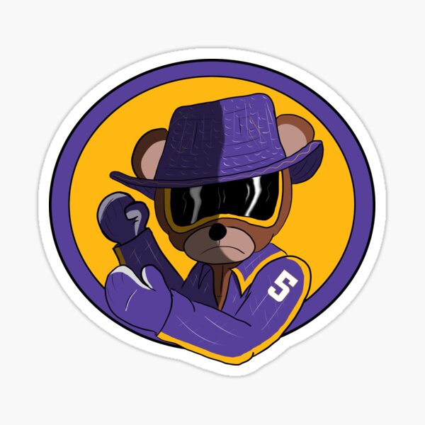 Teddy Bear Savage Sticker