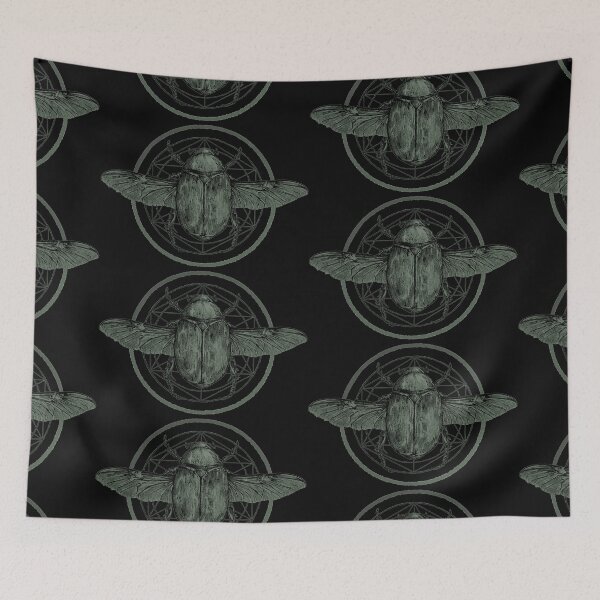 Item preview, Sacred Geometry Scarab beetle designed and sold by Redmonks.
