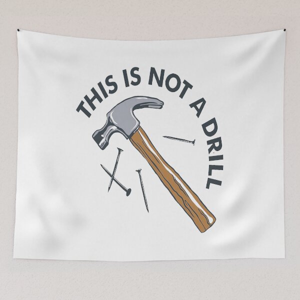 Item preview, This is Not a Drill   designed and sold by joanemadden.