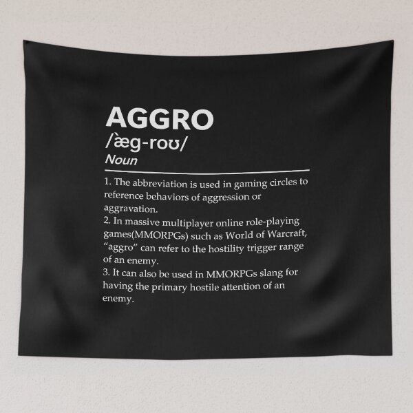 Item preview, Aggro Funny Gamer Definition by RudeKittenDesigns designed and sold by rudekitten.