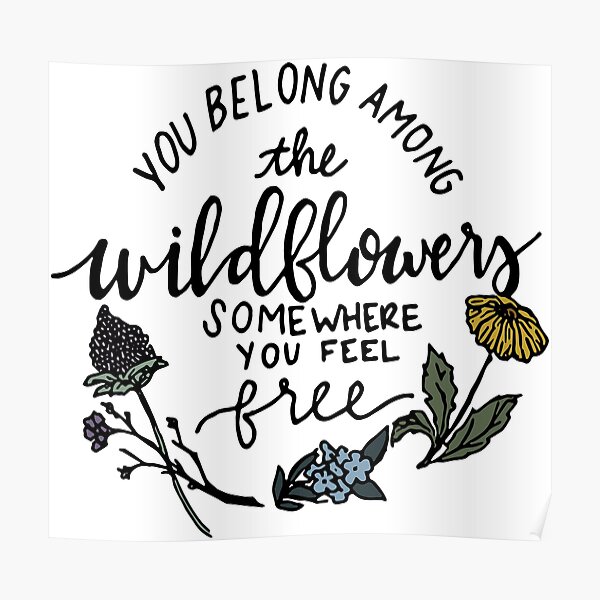 Among the Wildflowers Poster
