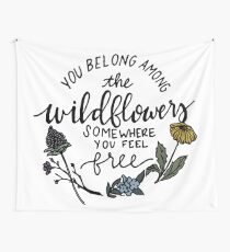 Unter den Wildblumen Wandbehang