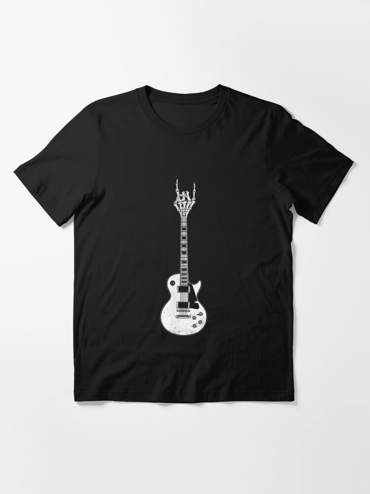 Disover Rock Roll Skeleton Guitar Music Lover Gift T-Shirt