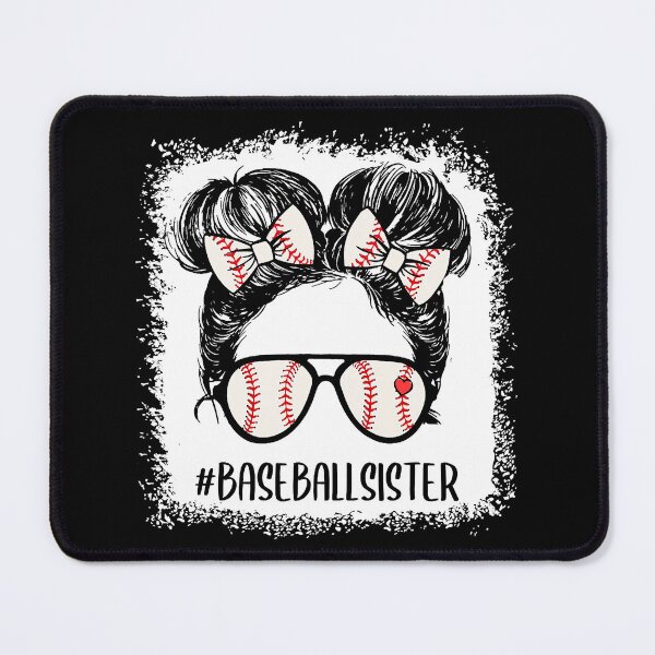 Item preview, Bleached Messy Bun Baseball Sister designed and sold by Helbon-art.