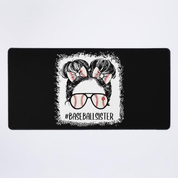 Item preview, Bleached Messy Bun Baseball Sister designed and sold by Helbon-art.