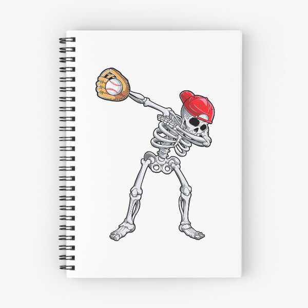 Item preview, Dabbing Skeleton Baseball Halloween Player Catcher designed and sold by Helbon-art.