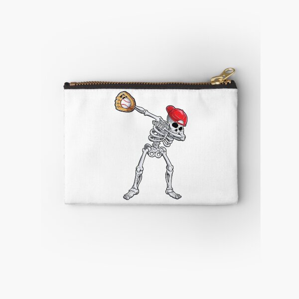 Item preview, Dabbing Skeleton Baseball Halloween Player Catcher designed and sold by Helbon-art.