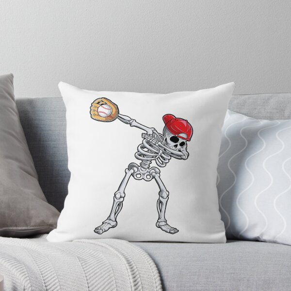 Item preview, Dabbing Skeleton Baseball Halloween Player Catcher designed and sold by Helbon-art.
